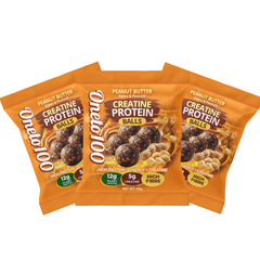 Kreatin Protein balls Peanutbutter 50 g x 3 st