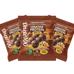 Kreatin Protein balls Cinnamon Bun 50 g x 3 st