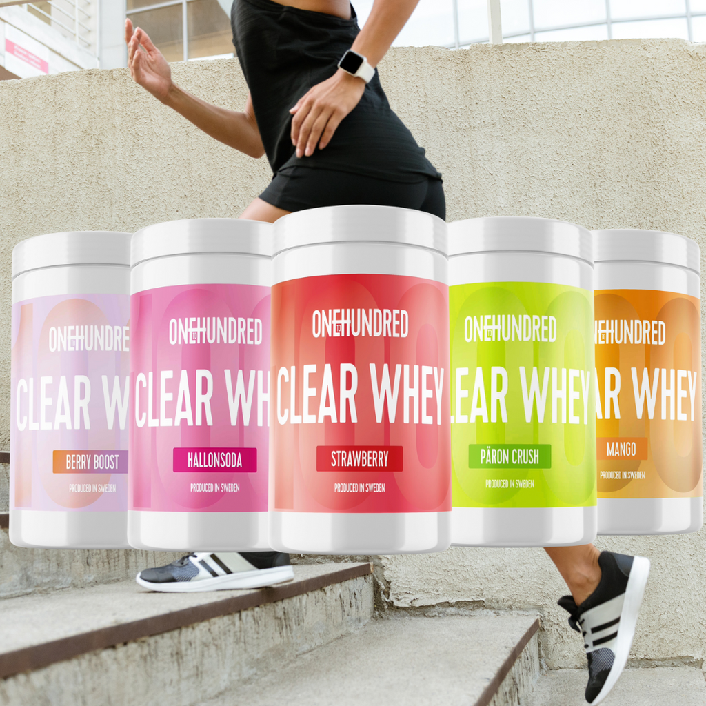 Våra populära clear whey i ännu fler smaker