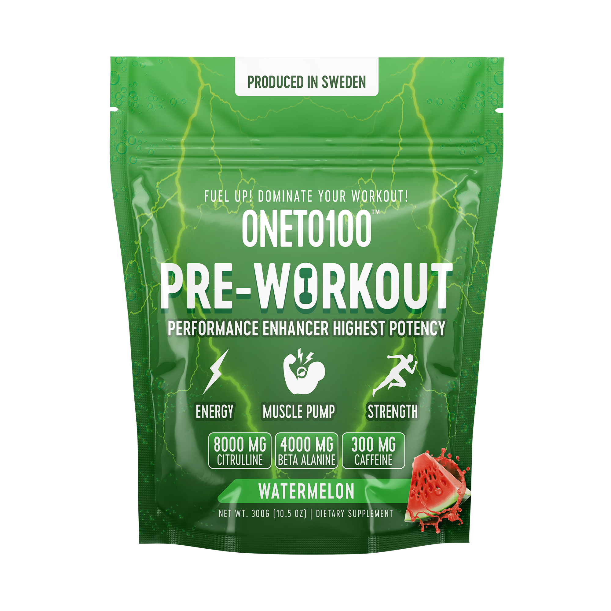 Pre workout Vattenmelon 300 g