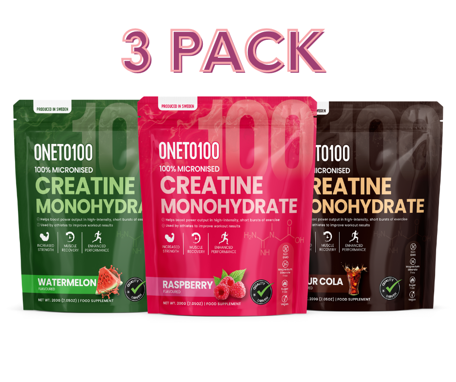 Kreatin Smaksatt 3 pack, välj själv smaker