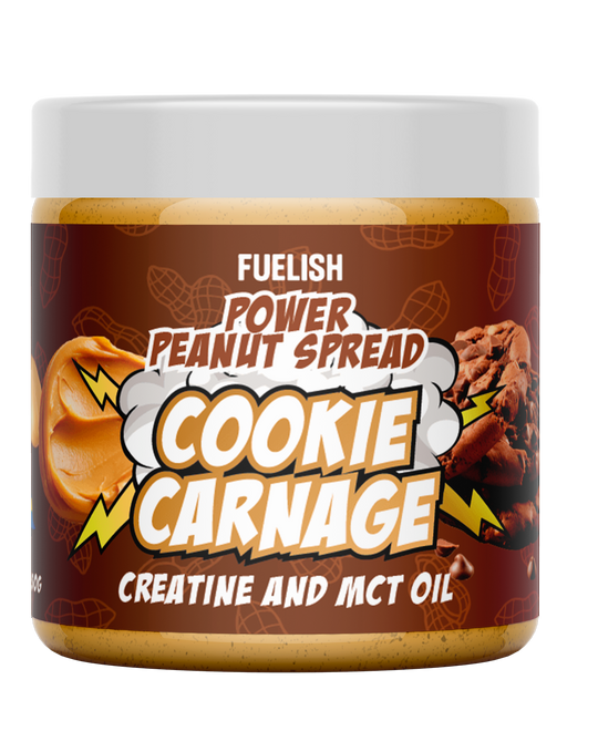 Peanut Power Spread Cookie Carnage 250 g
