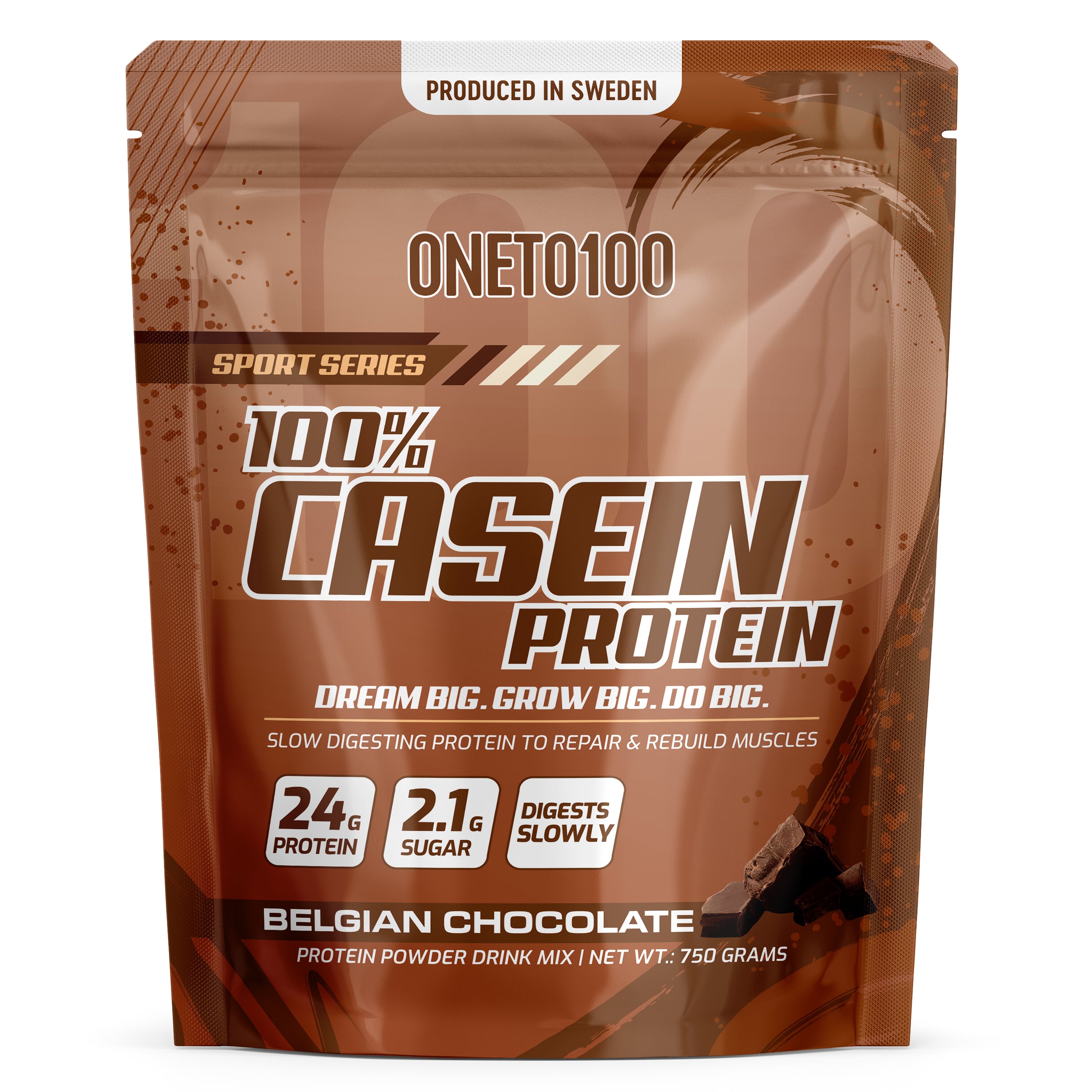 Kasein Belgisk Choklad 750g