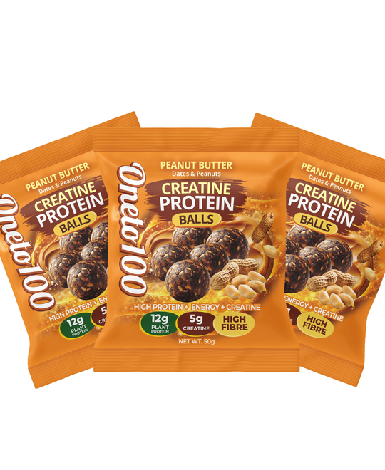 Kreatin Protein balls Peanutbutter 50 g x 3 st