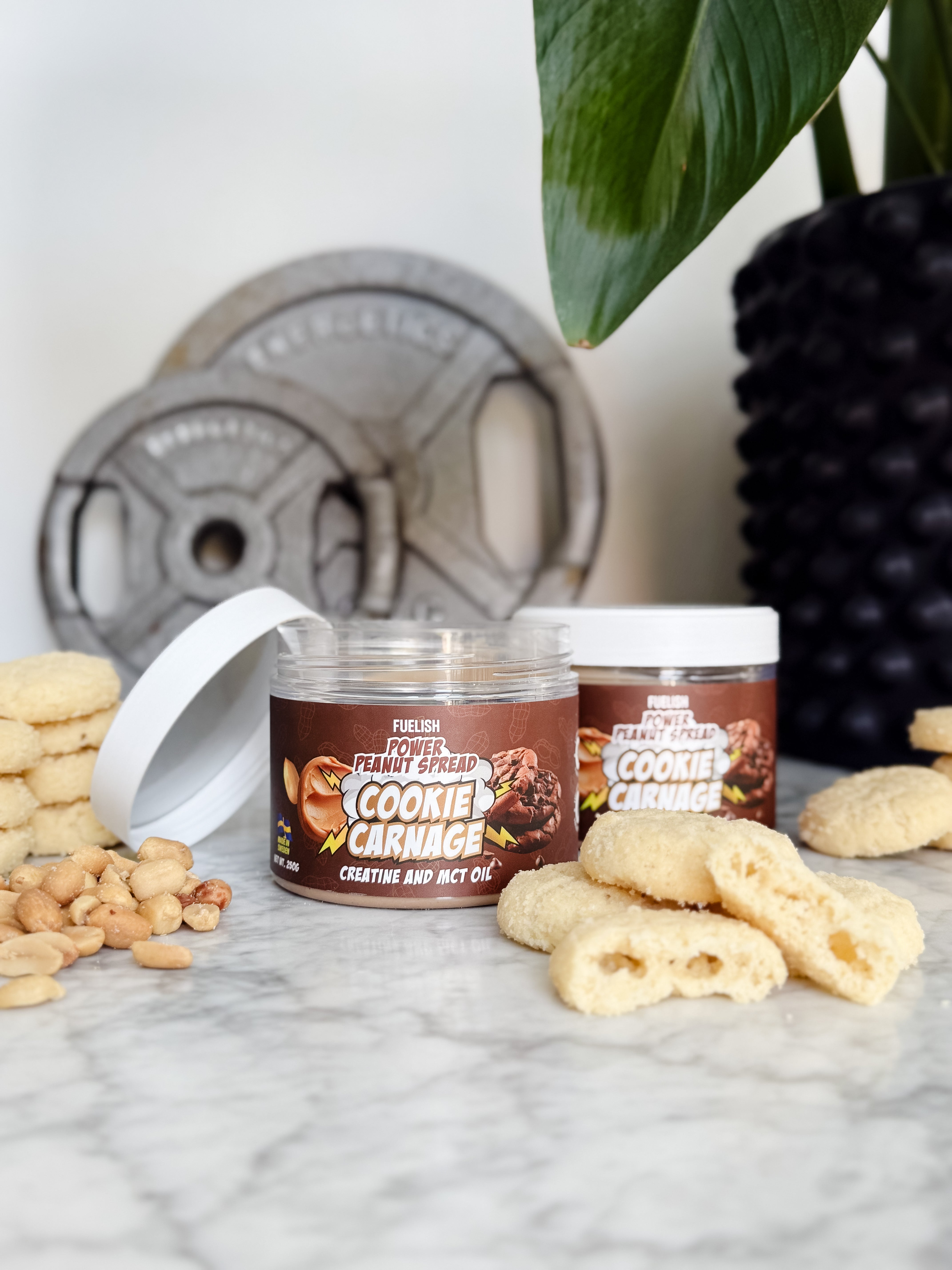 Peanut Power Spread Cookie Carnage 250 g