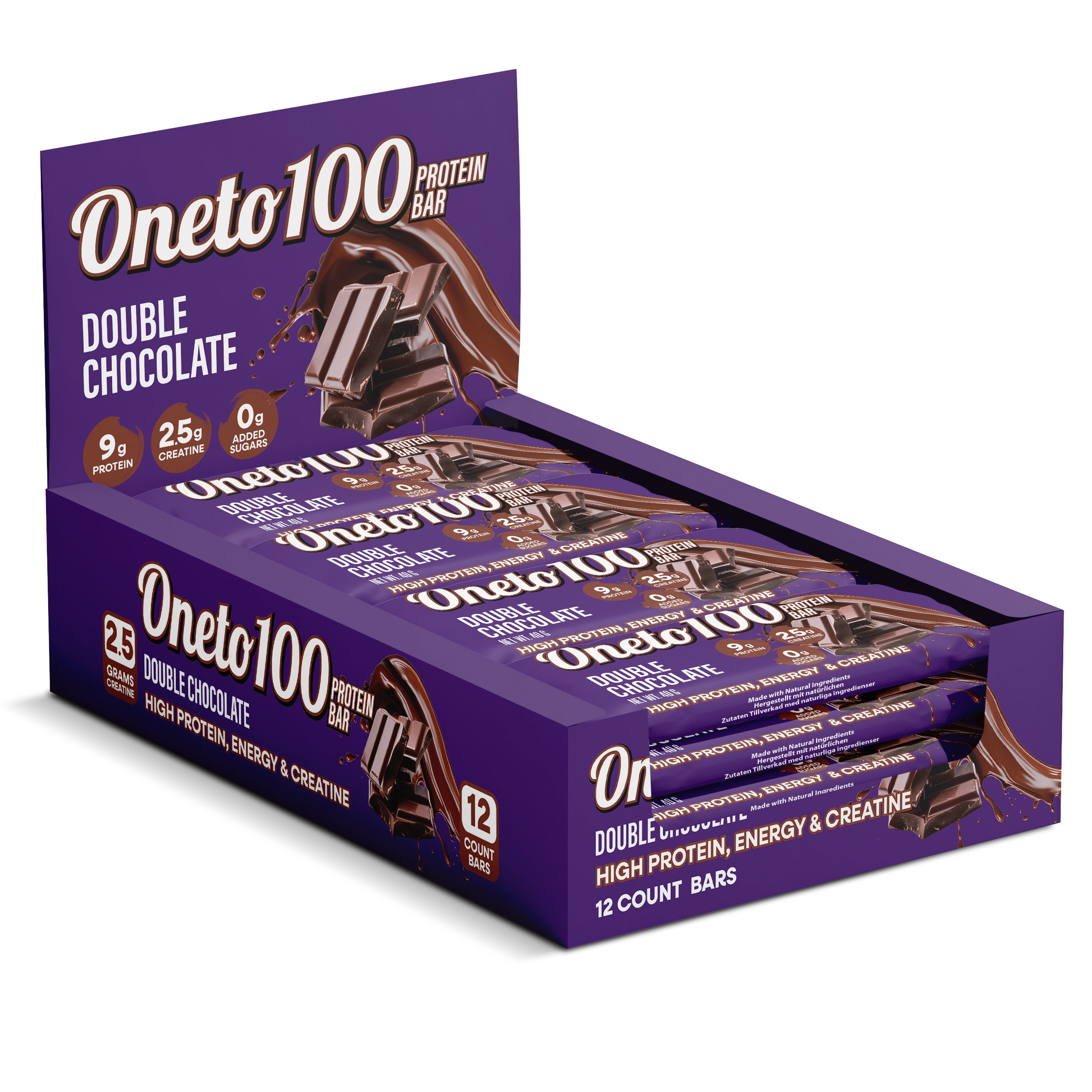 Proteinbar Double Chocolate 40 g x 24, spara 157 kr