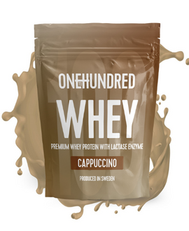 Whey Proteinpulver Cappuccino 1 kg KORT DATUM 2025-12-31