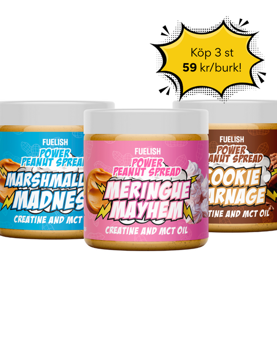 jordnötsspread 3 pack 59 kr/st !