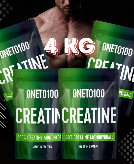 MEGAPACK Kreatin 4 st x 1kg, 199 kr/kg